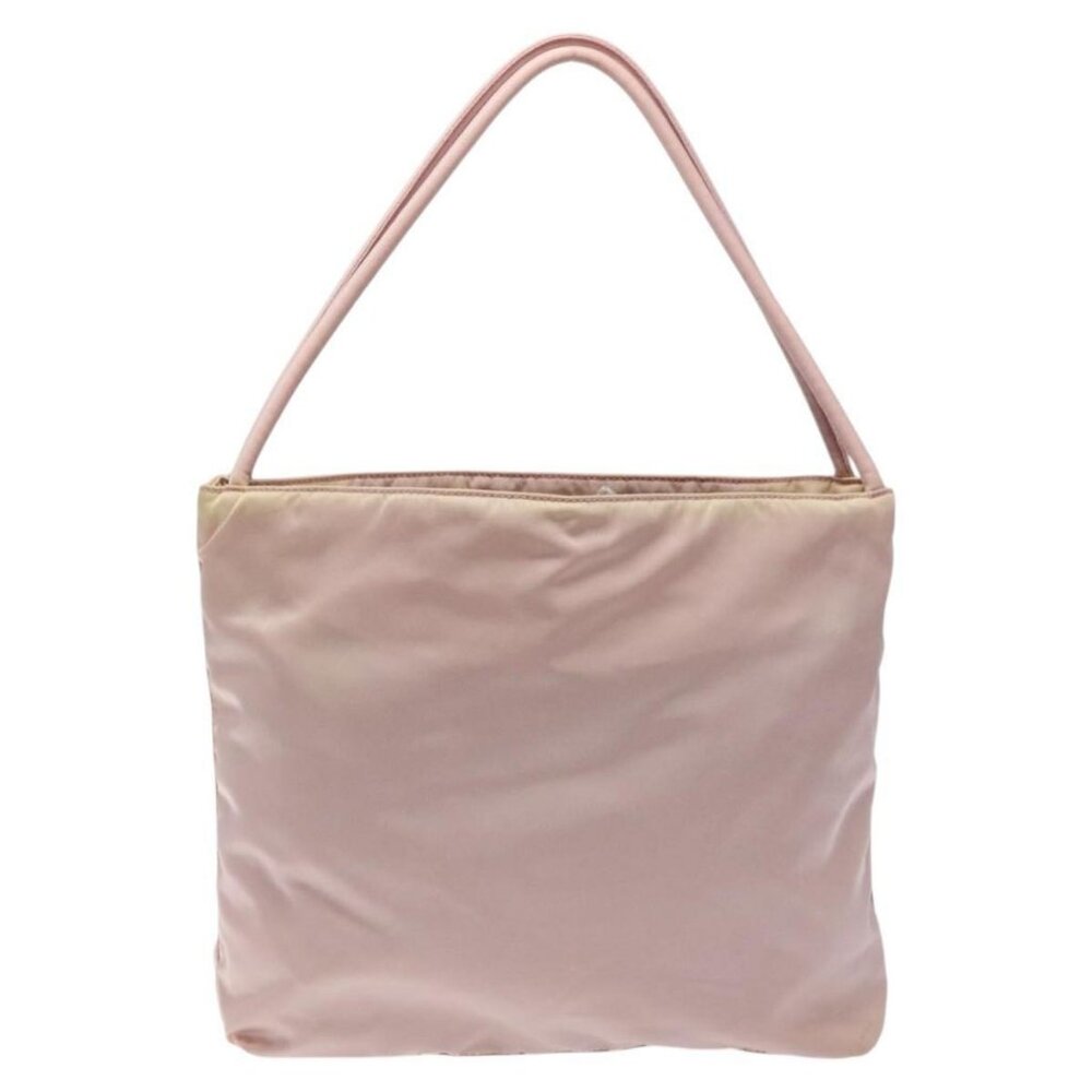PRADA Shoulder Bag Nylon Pink Silver Auth - Picture 3 of 16